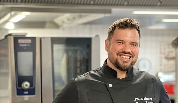 Martin Basarab, Mensaleiter und Geschäftsführer von Pöschl Catering