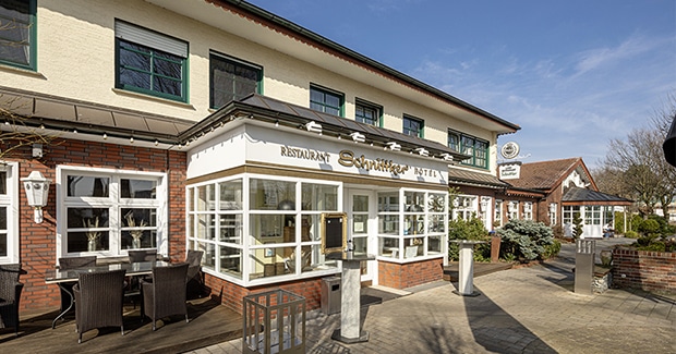 Eigangsbereich des Hotel & Landrestaurant Schnittker