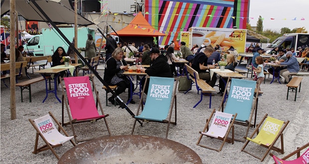 Sitzbereich auf dem Sugar Mountain.