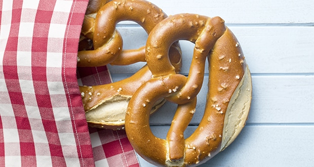 Tipps zum Aufbacken von u. a. Laugenbrezeln.