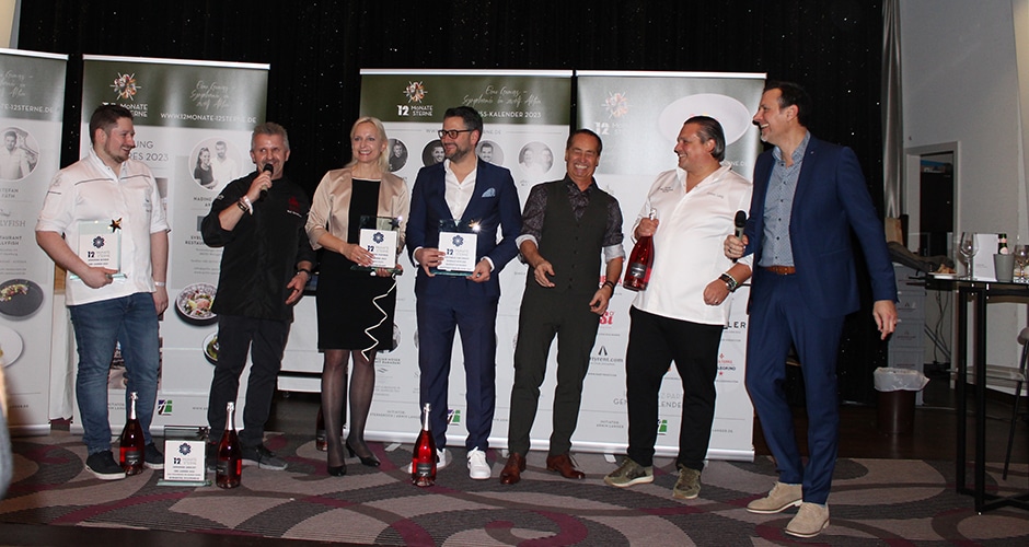 Spät am Abend wurden auf der 12 Monate 12 Sterne Gala die Preise für das beste Gericht, den "Rookie des Jahres" und die Sponsoren sowie Veranstalter vergeben.