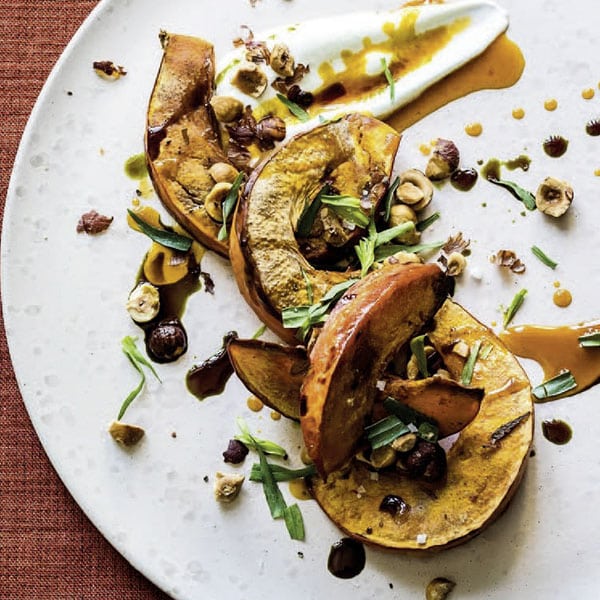 Ofenkürbis mit Haselnuss und Sanddorn - blgastro.de