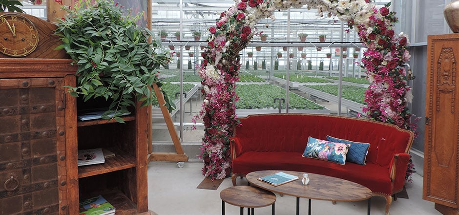 Gäste des Beans & Leaves kommen in den Genuss von selbstgeröstetem Kaffee und Tee-Zeremonien – inmitten von Palmen, Farnen und Hochbeeten.