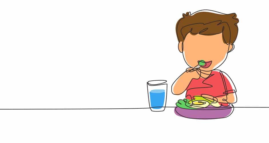 Eine gesunde Schulmahlzeit am Tag für jedes Kind, das ist das Ziel einer Petition im Rahmen der Aktion Buy Better Food des ICLEI. (Quelle: Simple Line – stock.adobe.com)