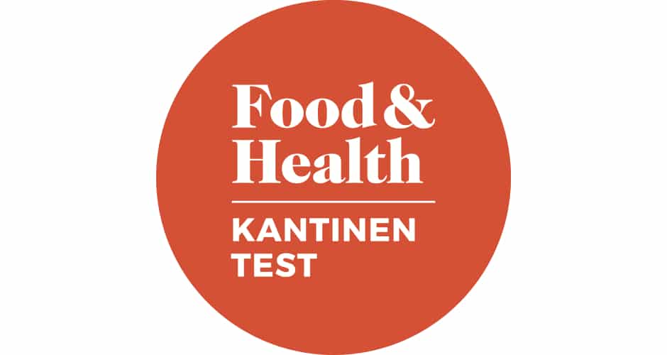 Logo des Kantinentest 2023 von Food & Health.