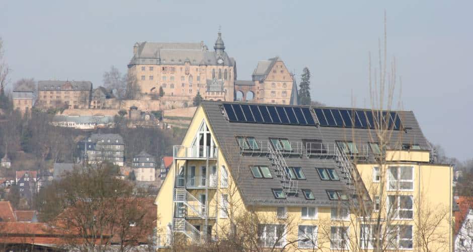 Das Hotel im Kornspeicher Marburg.