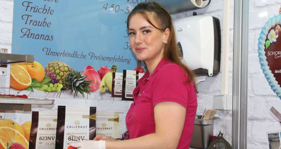 Vanessa Manz ist nun die Inhaberin vom Schokofrüchte-Paradies.