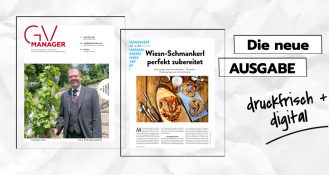 Kommt die Bio-Trendwende in der AHV dank der Bio-AHVV? Dieser Frage gehen wir u. a. in GVMANAGER 8/2023 nach. Außerdem gibt es ein Wiesn-Special.