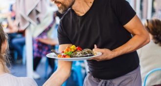 Gastgewerbe Verlustzone Kellner Restaurant