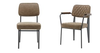 Raffinierte Details und ein hoher Sitzkomfort kombiniert der Gastrostuhl Cherry von A.B.C. Worldwide.